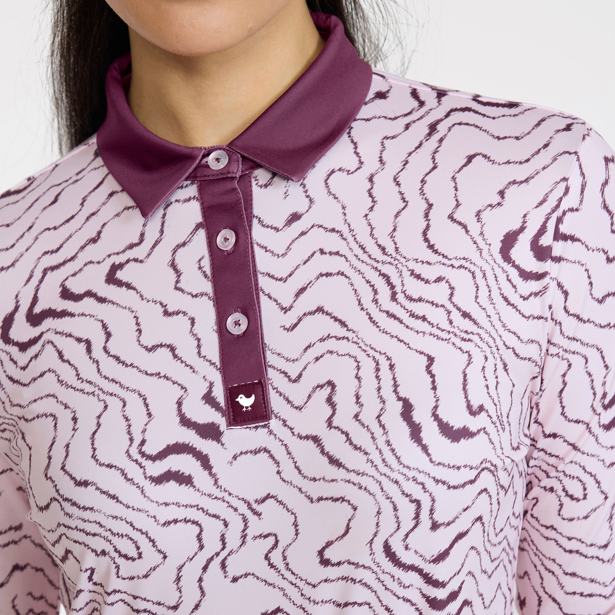 Bad Birdie Women's Long Sleeve Core Performance Golf Polo product image