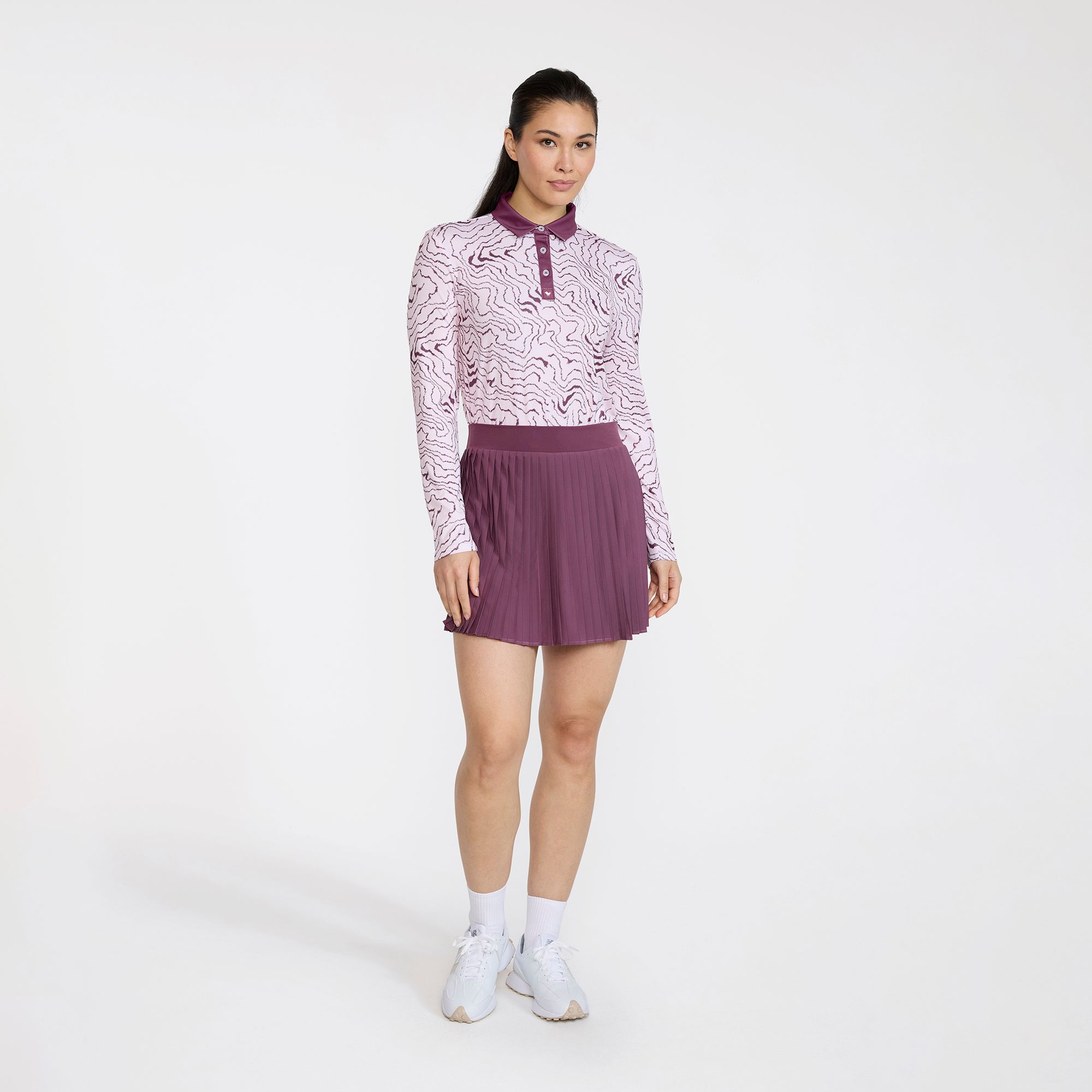 Bad Birdie Women's Long Sleeve Core Performance Golf Polo product image