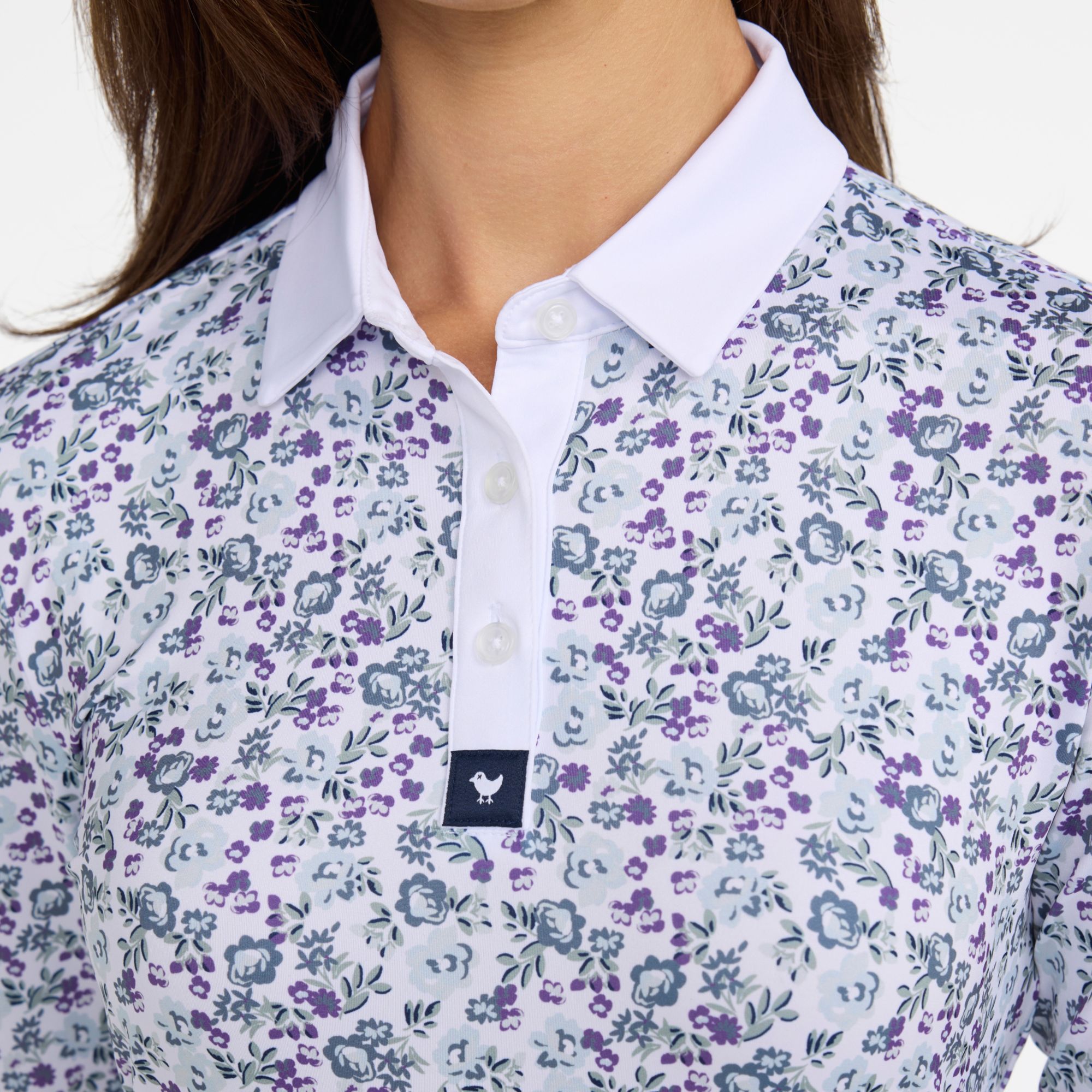 Bad Birdie Women's Long Sleeve Core Performance Golf Polo product image