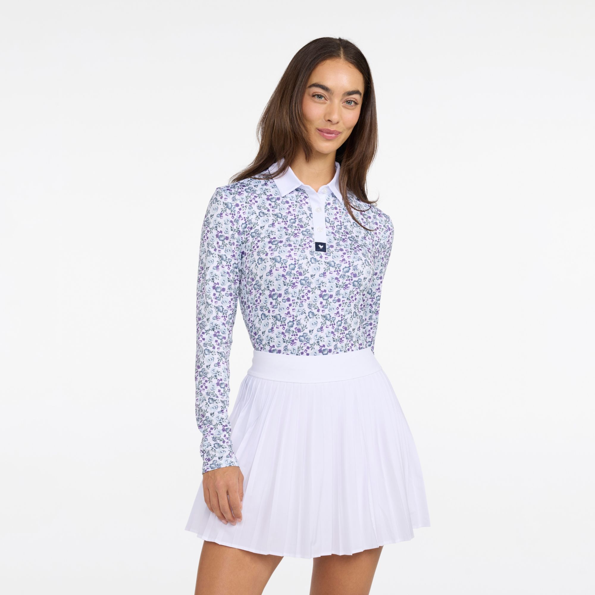 Bad Birdie Women's Long Sleeve Core Performance Golf Polo product image