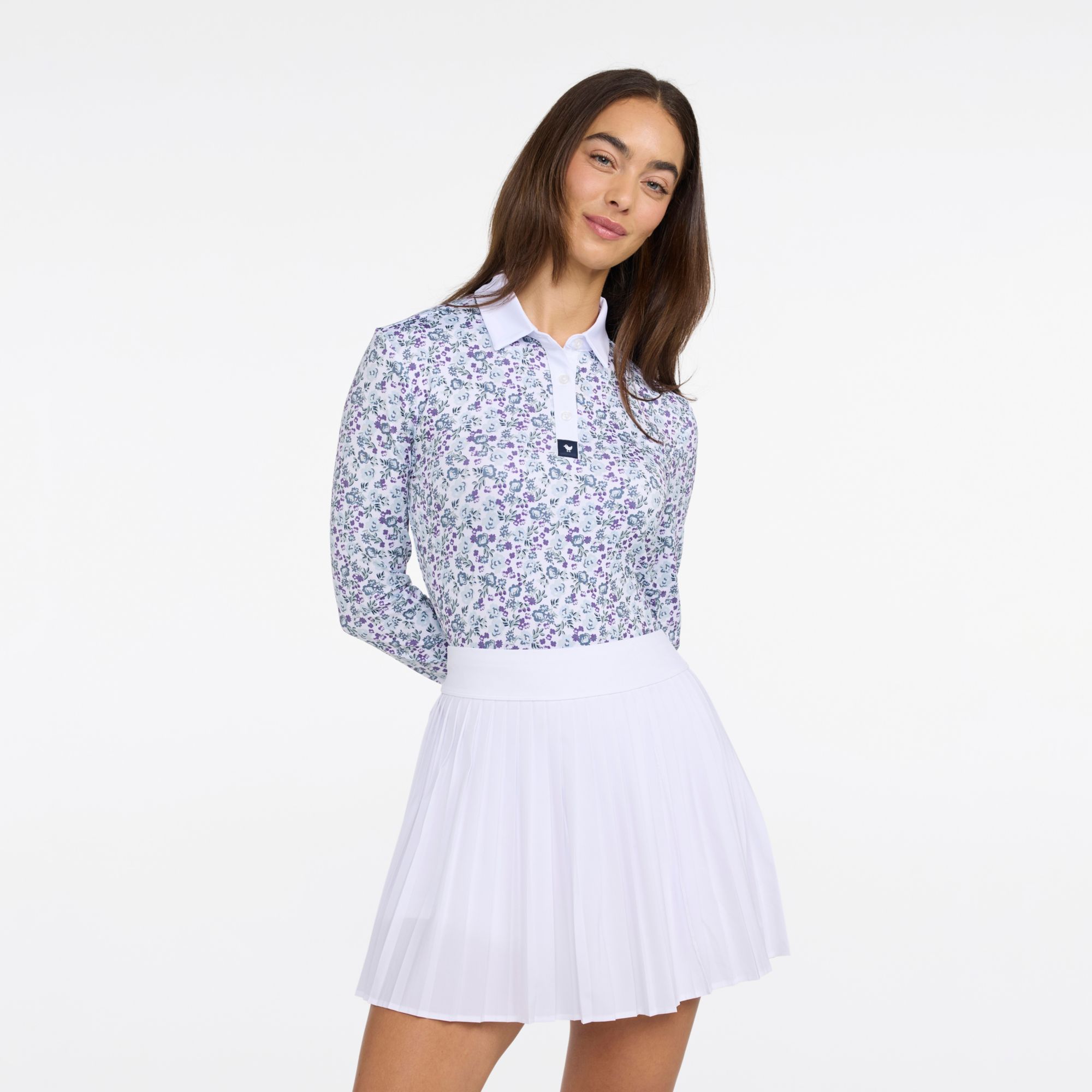 Bad Birdie Women's Long Sleeve Core Performance Golf Polo product image