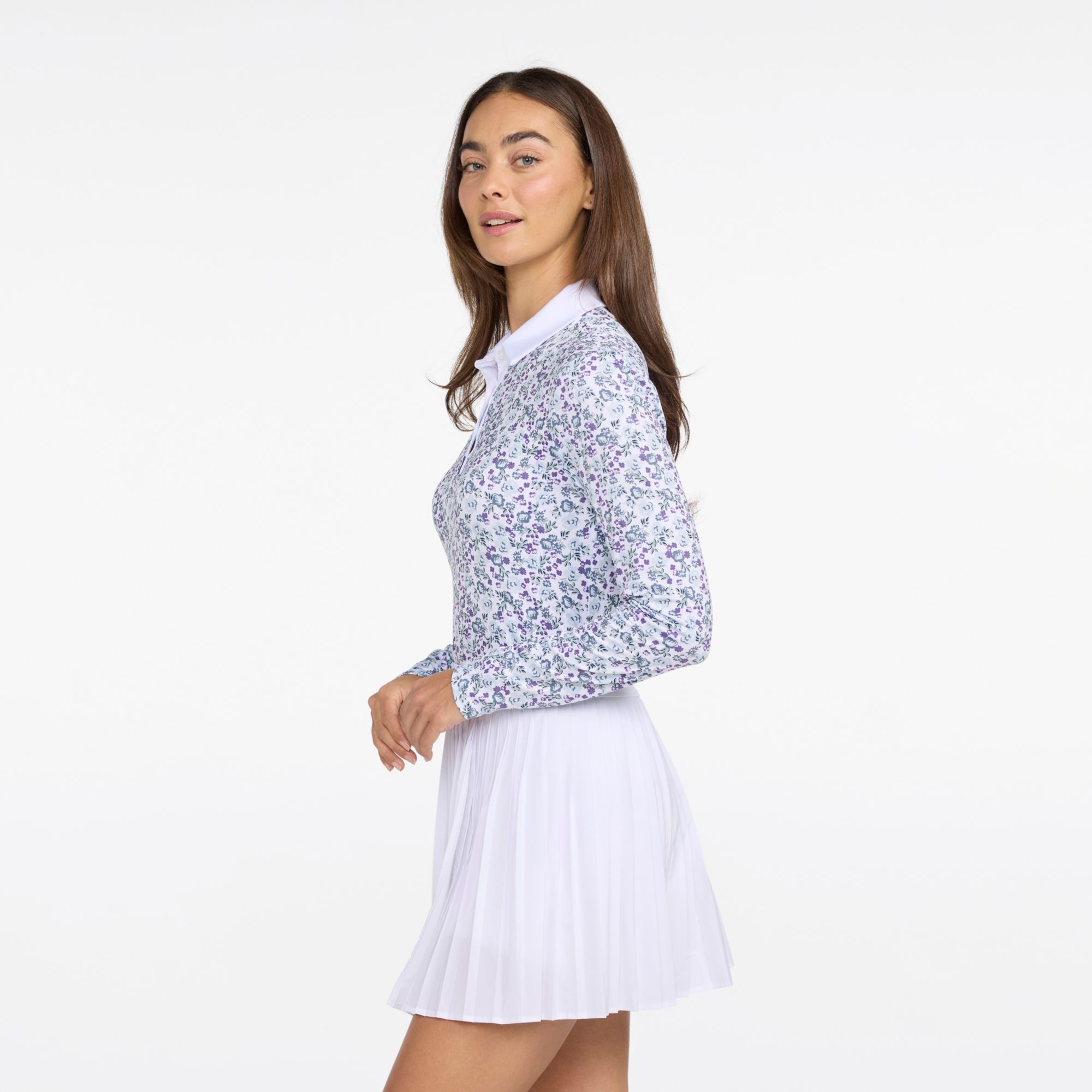 Bad Birdie Women's Long Sleeve Core Performance Golf Polo product image