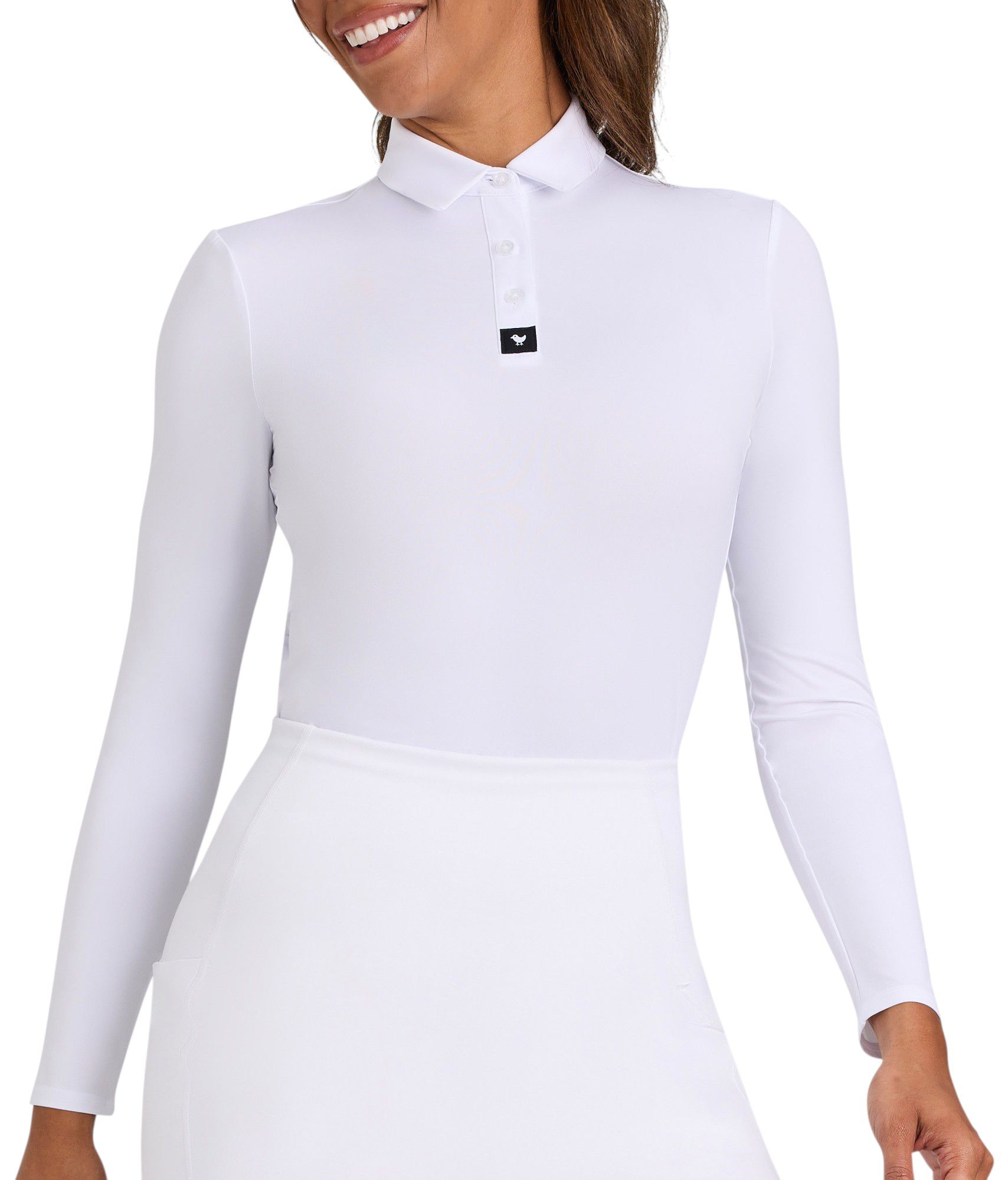 Bad Birdie Women's Long Sleeve Core Performance Golf Polo product image