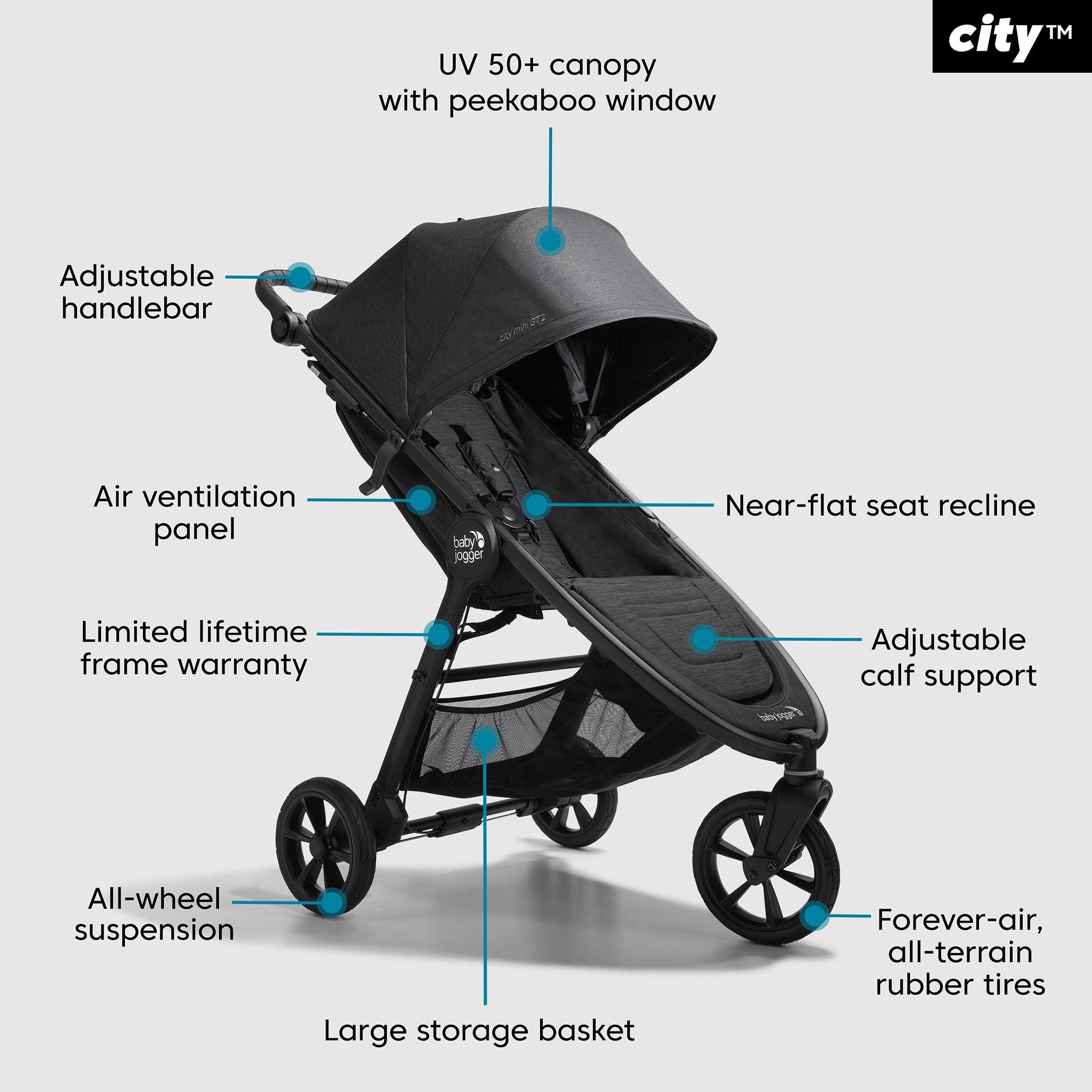 Baby Jogger City Mini GT2 All-Terrain Stroller product image