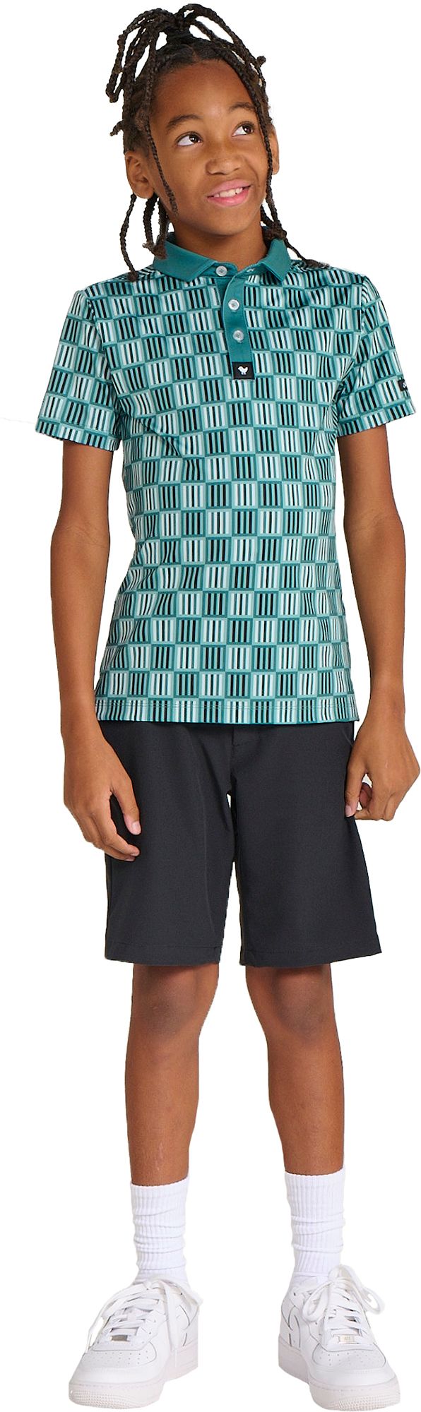 Bad Birdie Youth Short Sleeve Printed Golf Polo product image