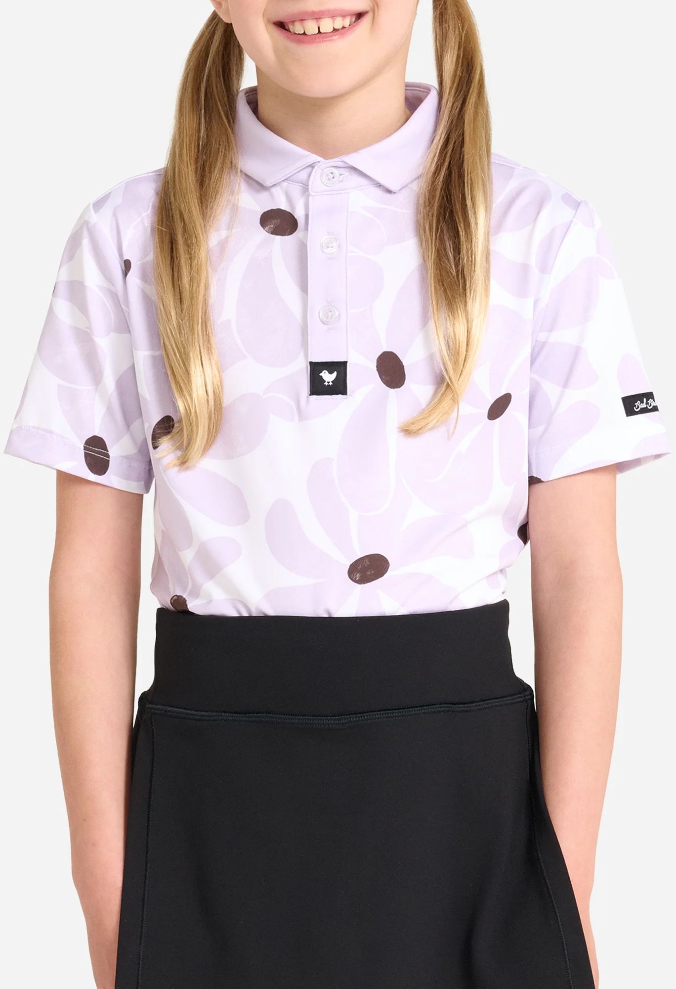 Bad Birdie Youth Short Sleeve Printed Golf Polo product image