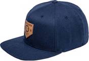 Black Clover + Rawlings Leather Patch Flat Brim Hat product image