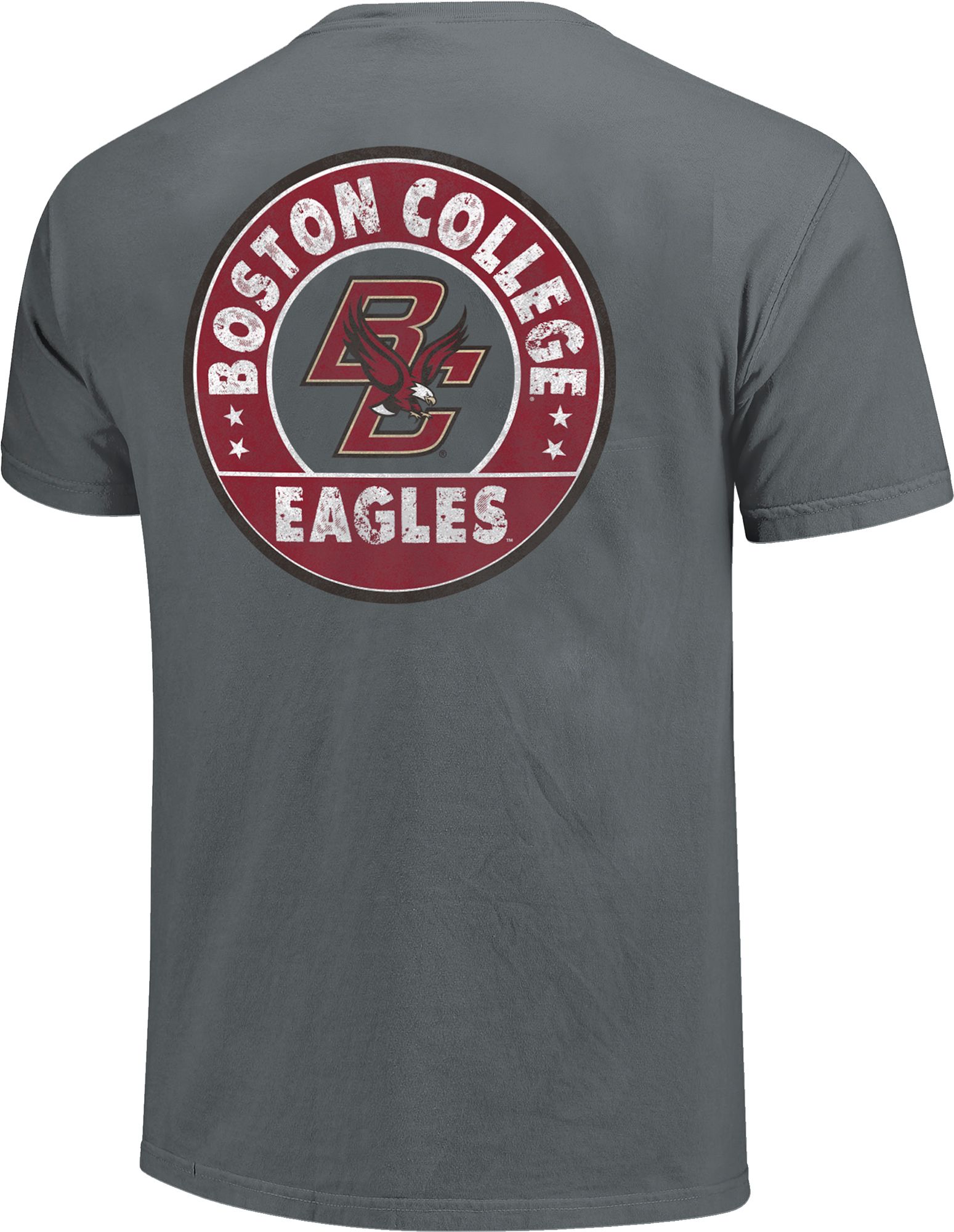 Image One Men's Boston College Eagles Grey Shield Star T-Shirt product image