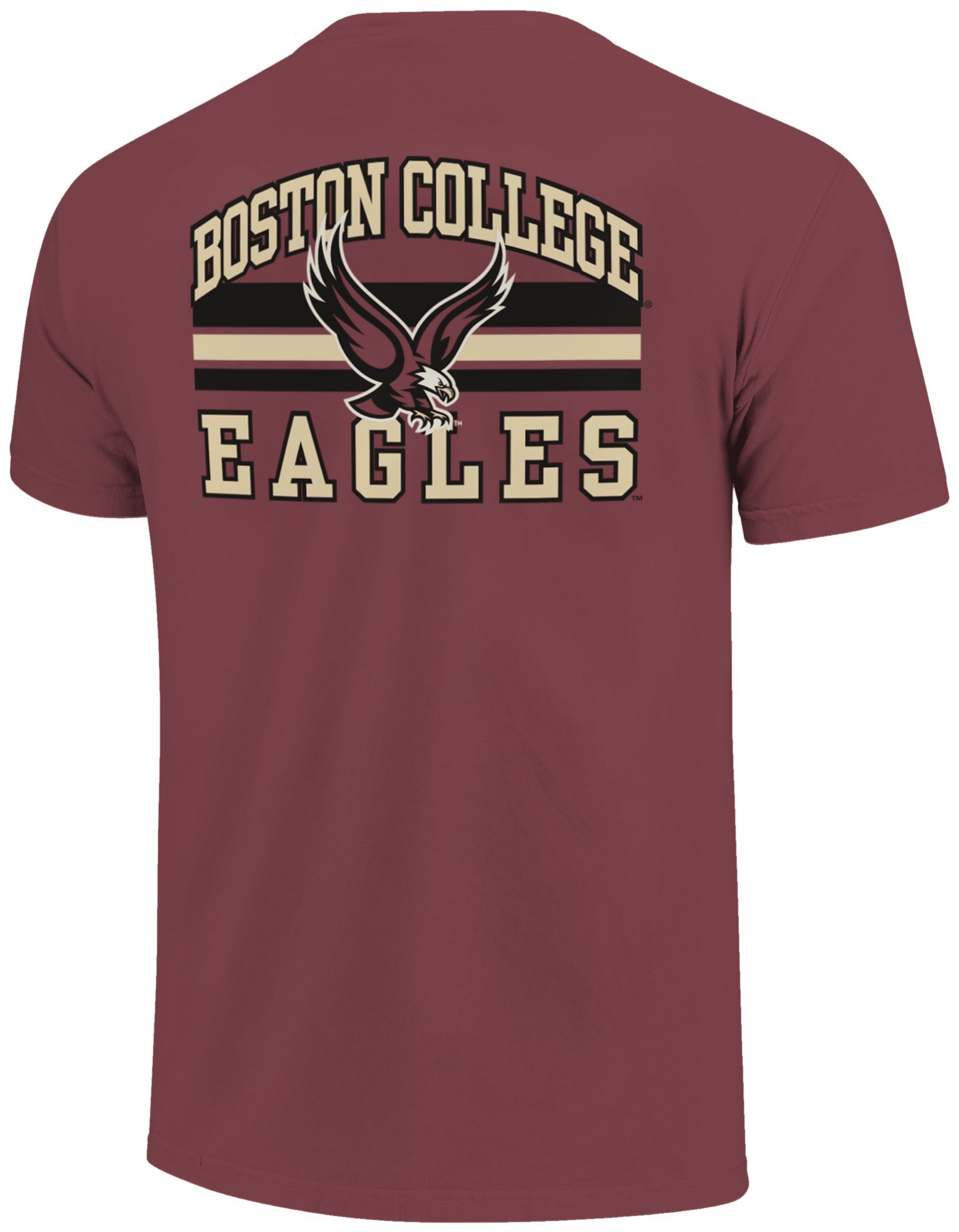 Image One Men's Boston College Eagles Brick Mascot Arched Short Sleeve T-Shirt product image