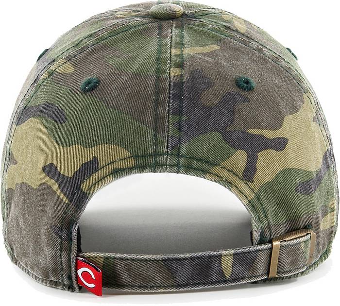 47 Men's Cincinnati Reds Camo Clean-Up Adjustable Hat