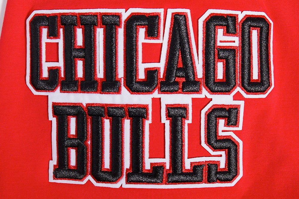 Pro Standard Men's Chicago Bulls Red Old English Short Sleeve T-Shirt product image