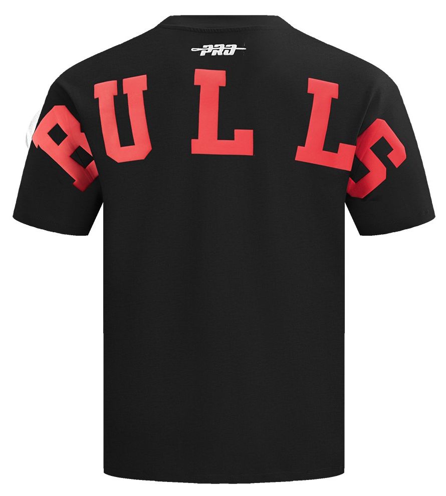 Pro Standard Men's Chicago Bulls Black Wingspan Drop Shoulder Short Sleeve T-Shirt product image