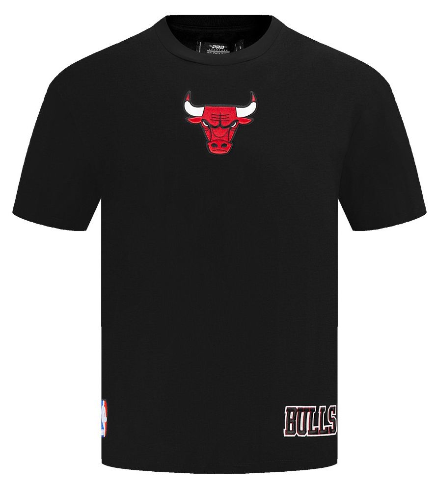 Pro Standard Men's Chicago Bulls Black Wingspan Drop Shoulder Short Sleeve T-Shirt product image
