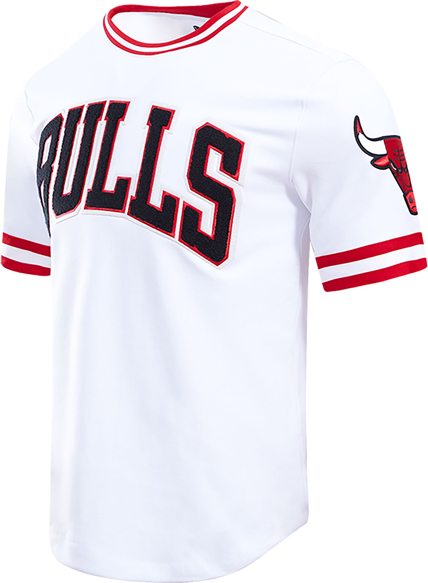 Pro Standard Men's Chicago Bulls White Chenille T-Shirt product image