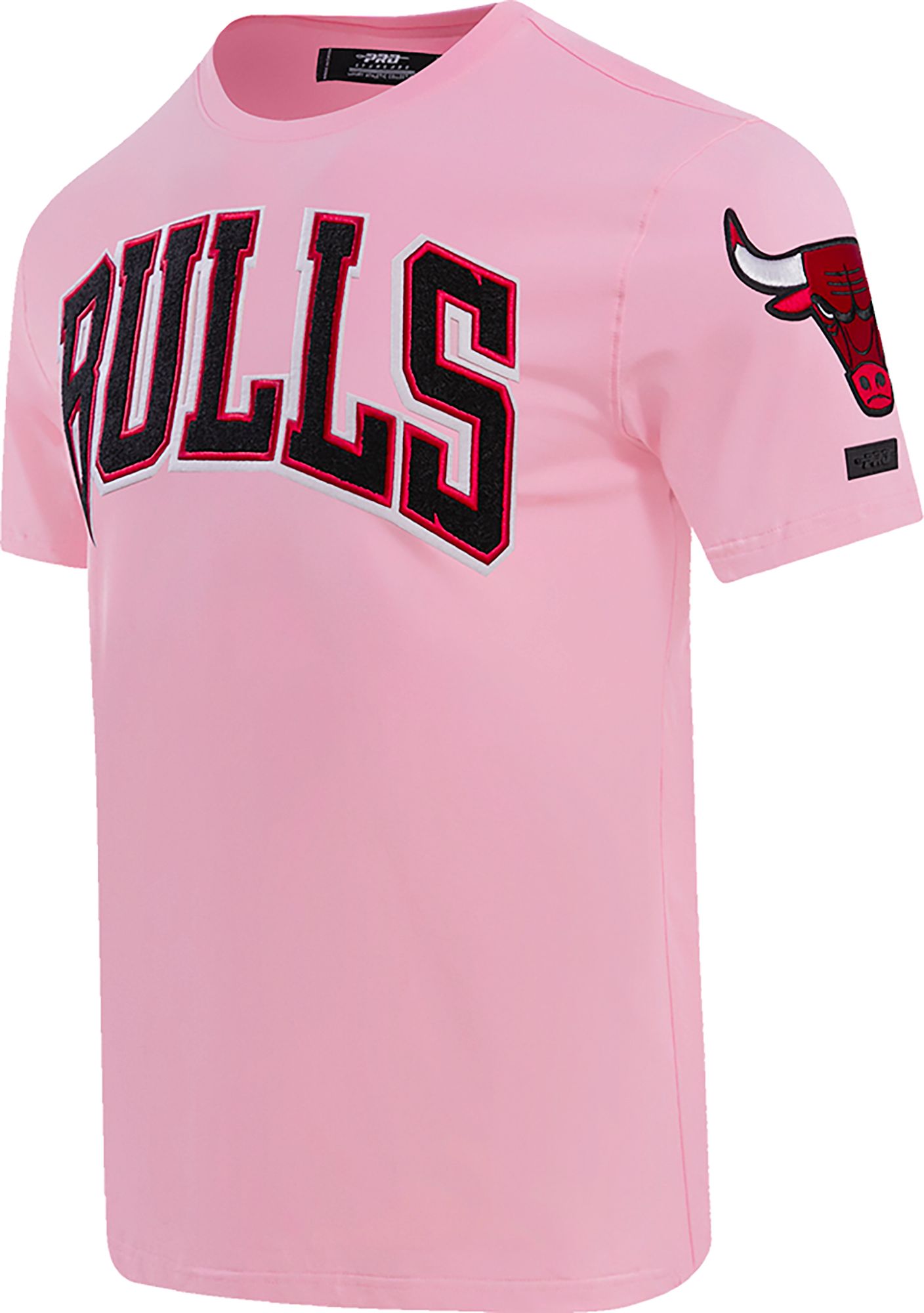 Pro Standard Men's Chicago Bulls Pink Logo Pro Team T-Shirt product image