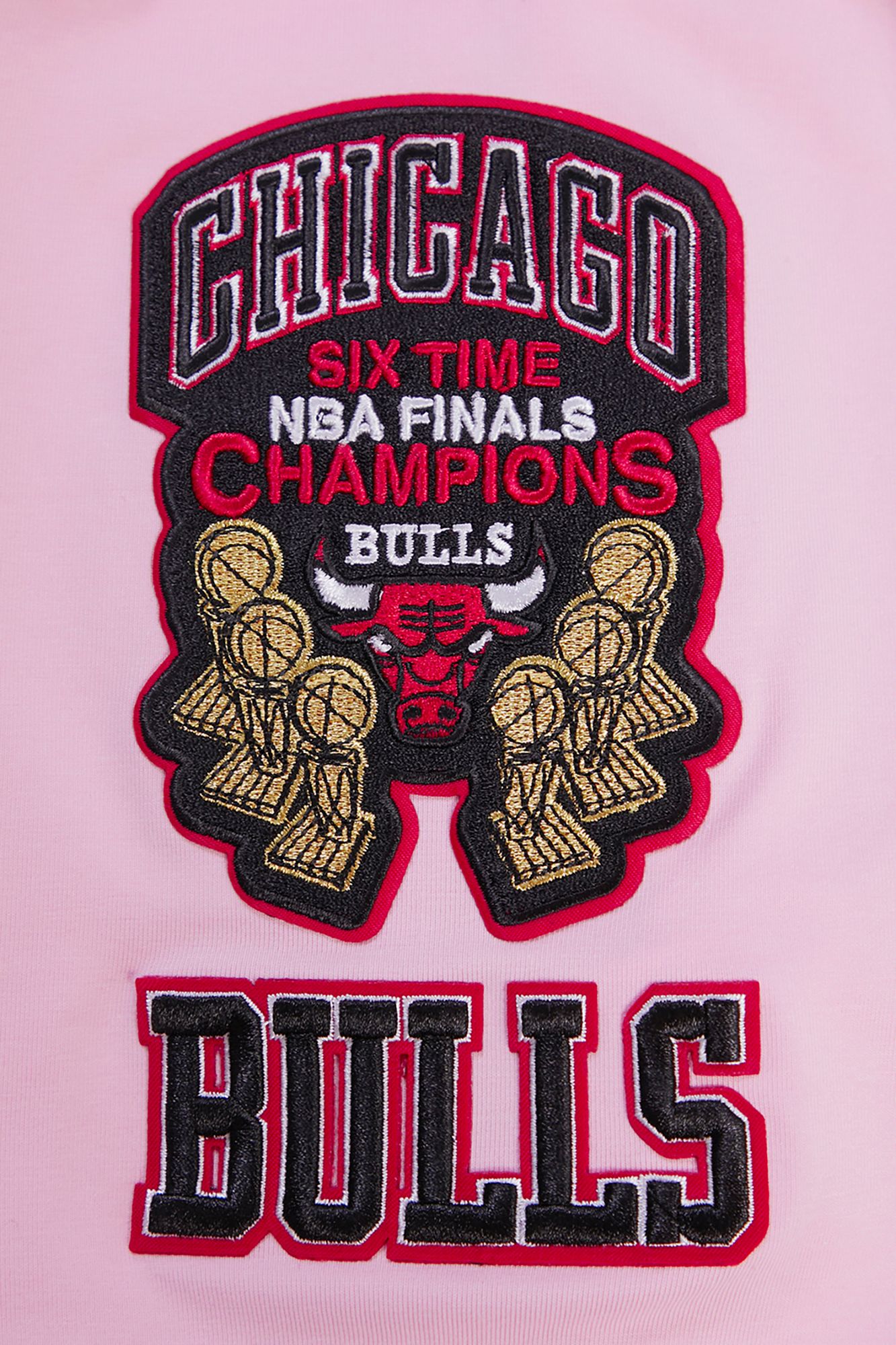 Pro Standard Men's Chicago Bulls Pink Logo Pro Team T-Shirt product image