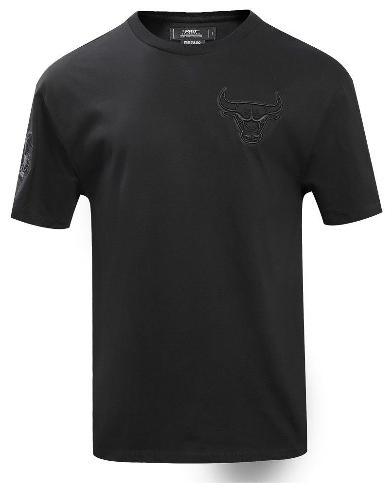 Pro Standard Men's Chicago Bulls Black Neutral Drop Shoulder Short Sleeve T-Shirt product image