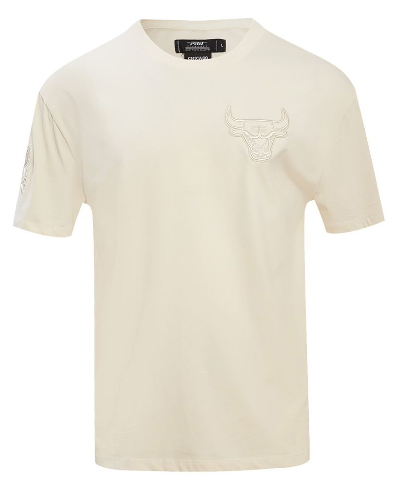 Pro Standard Men's Chicago Bulls Off White Neutral Drop Shoulder Short Sleeve T-Shirt product image