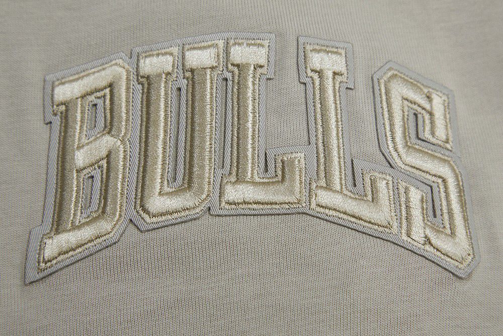 Pro Standard Men's Chicago Bulls Taupe Neutral Drop Shoulder Short Sleeve T-Shirt product image
