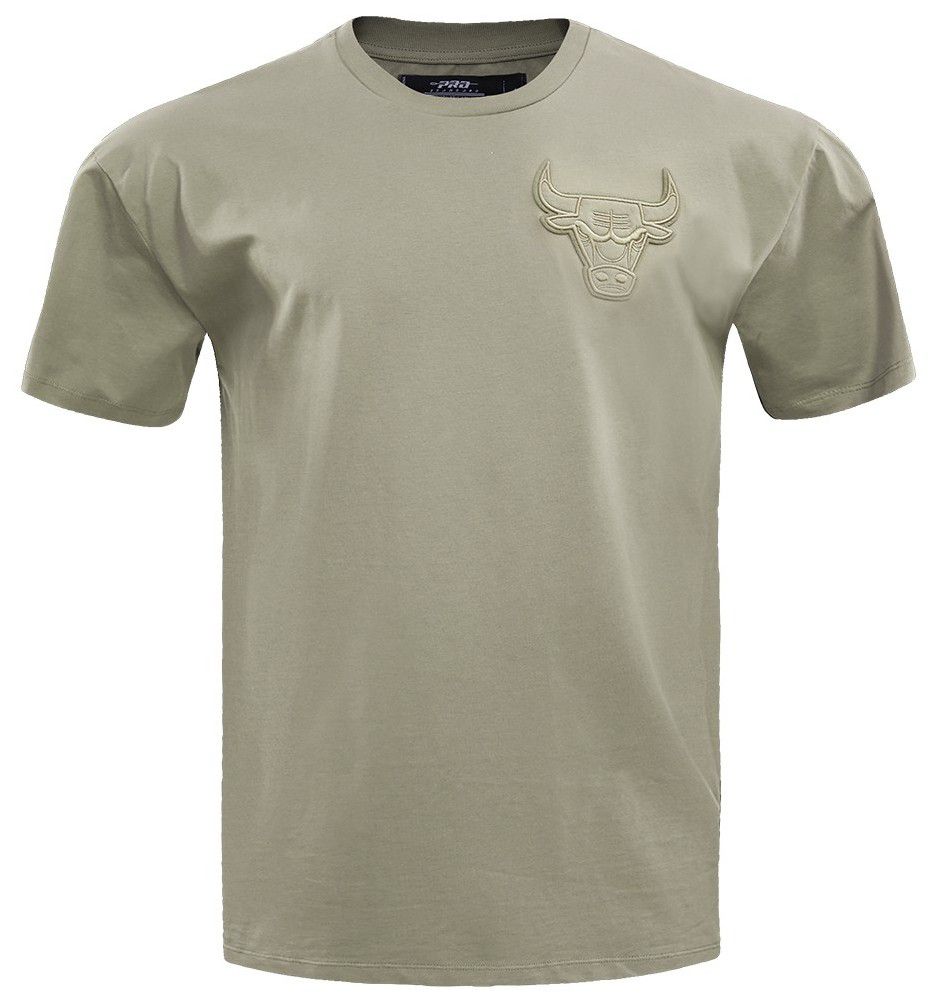 Pro Standard Men's Chicago Bulls Taupe Neutral Drop Shoulder Short Sleeve T-Shirt product image