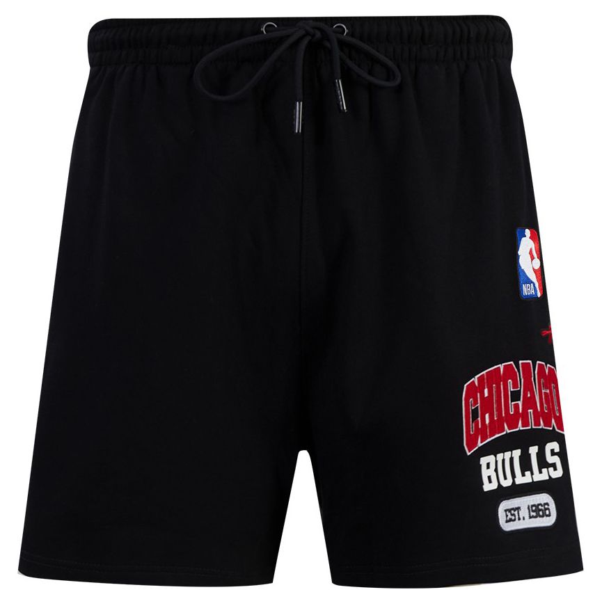 Pro Standard Men's Chicago Bulls Black City Arch Fleece Short product image