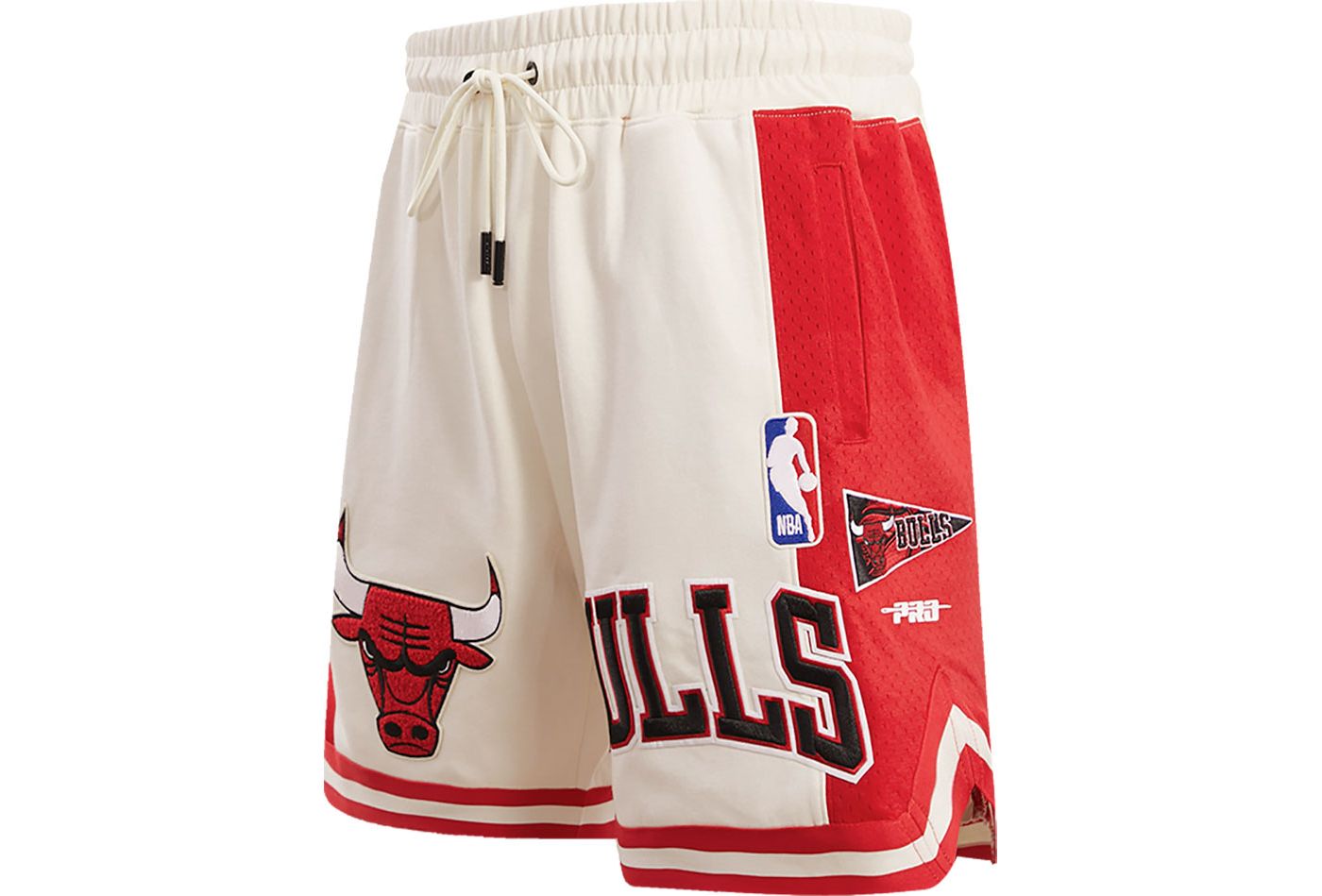 New Pro Standard NBA cheapest Chicago Bulls White Pro Team Basketball Shorts Size Large