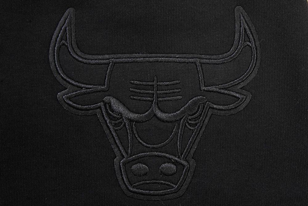 Pro Standard Men's Chicago Bulls Black Neutral Fleece Shorts product image