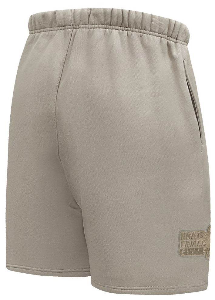 Pro Standard Men's Chicago Bulls Taupe Neutral Fleece Shorts product image