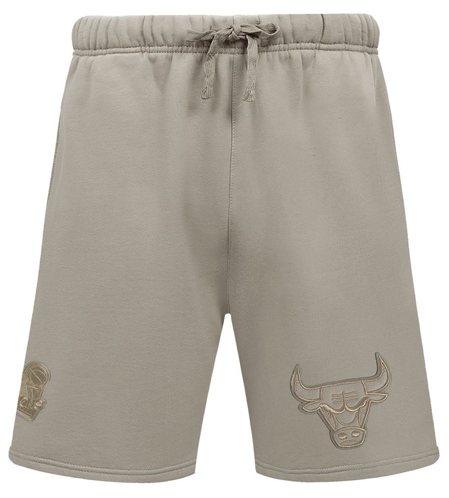 Pro Standard Men's Chicago Bulls Taupe Neutral Fleece Shorts product image