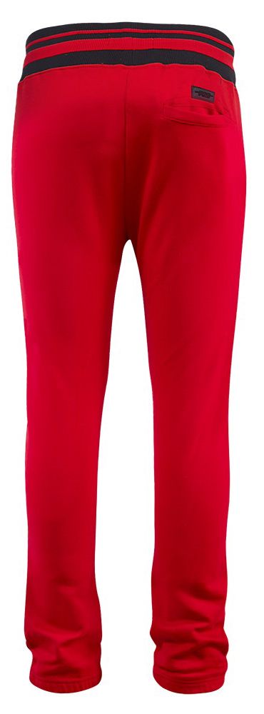 Pro Standard Men's Chicago Bulls Red Script Tail Rib Fleece Sweatpantss product image