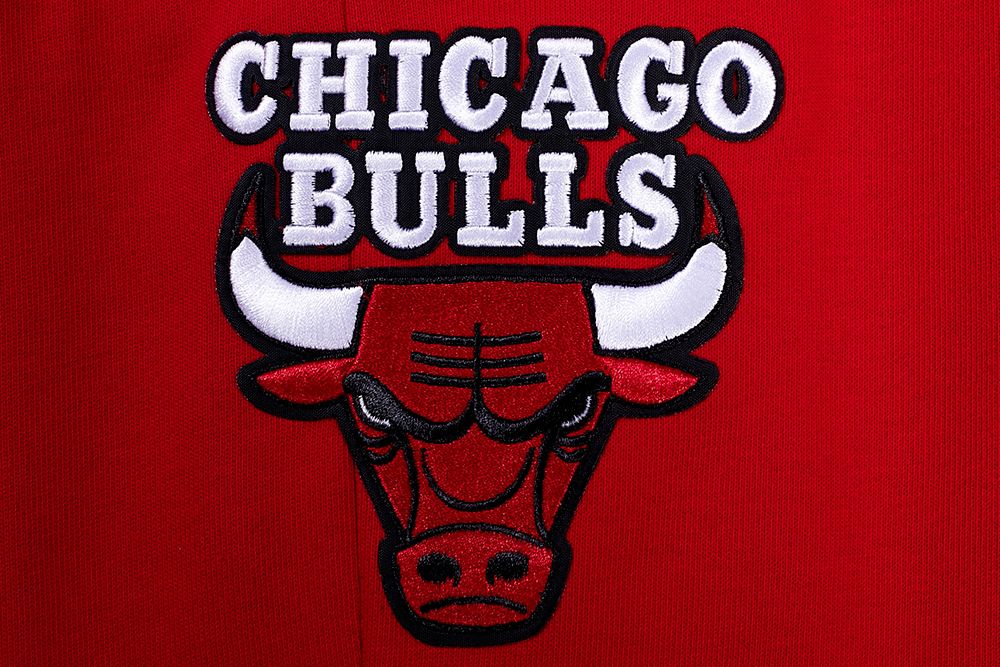 Pro Standard Men's Chicago Bulls Red Script Tail Rib Fleece Sweatpantss product image