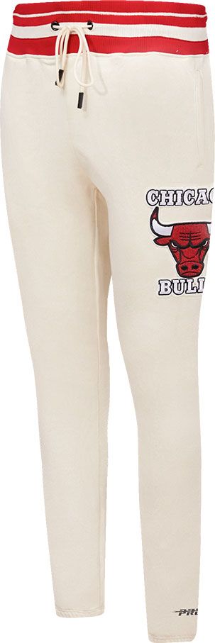 Pro Standard Adult Chicago Bulls White Fleece Sweatpants product image