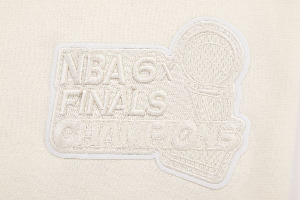 Pro Standard Men's Chicago Bulls Off White Neutral Fleece Sweatpants product image
