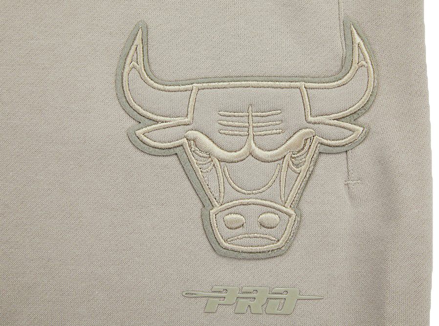 Pro Standard Men's Chicago Bulls Taupe Neutral Fleece Sweatpants product image