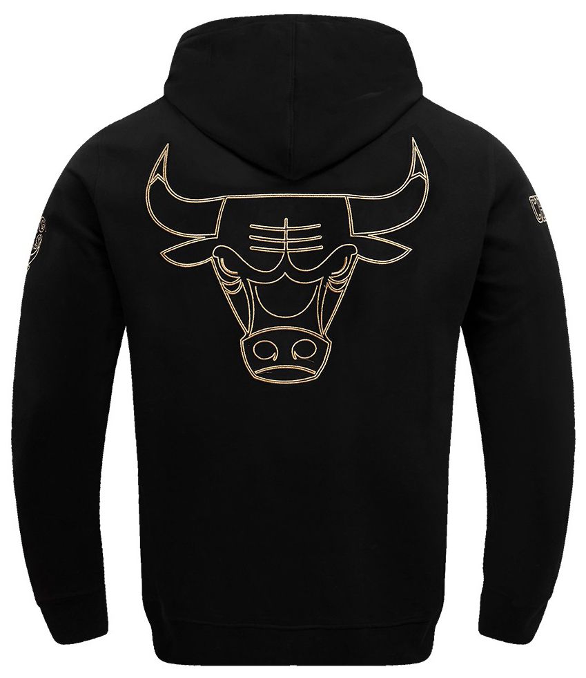 Pro Standard Men's Chicago Bulls Black 'Black and Gold' Hoodie product image