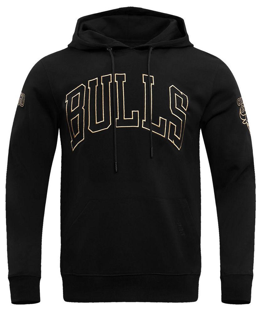 Pro Standard Men's Chicago Bulls Black 'Black and Gold' Hoodie product image