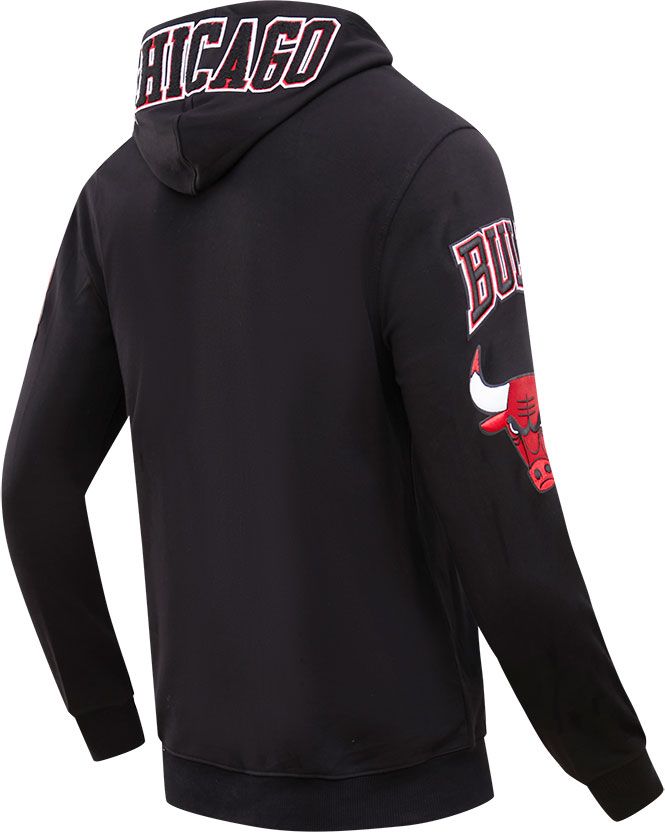 Pro Standard Men's Chicago Bulls Black Chenille Pullover Hoodie product image