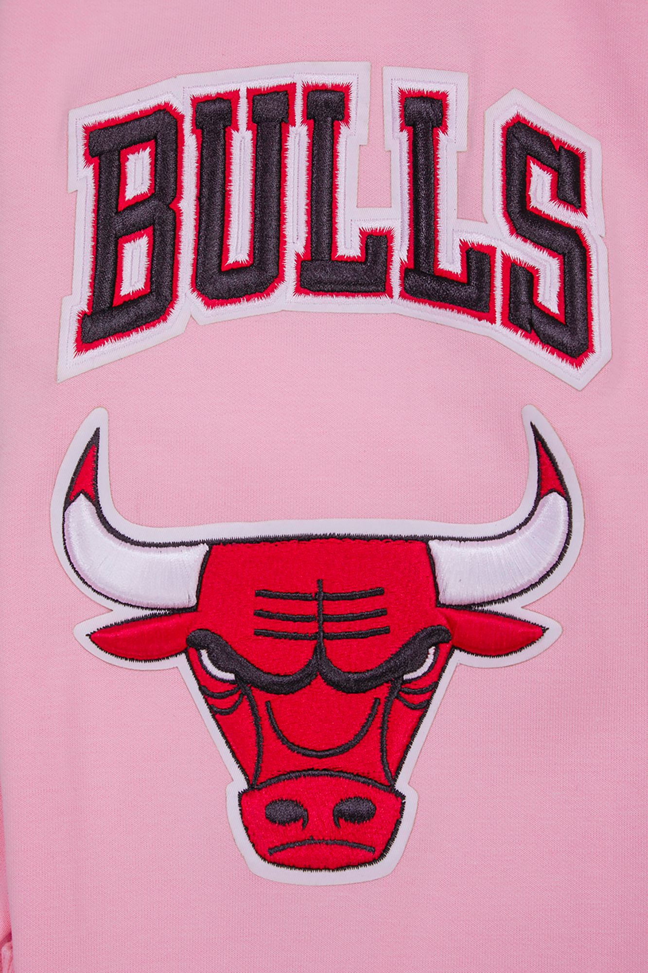 Pro Standard Men's Chicago Bulls Pink Chenille Pullover Hoodie product image