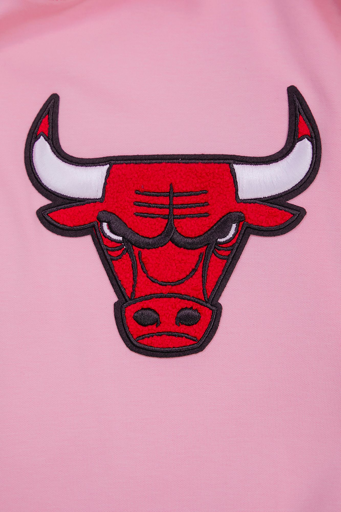 Pro Standard Men's Chicago Bulls Pink Chenille Pullover Hoodie product image