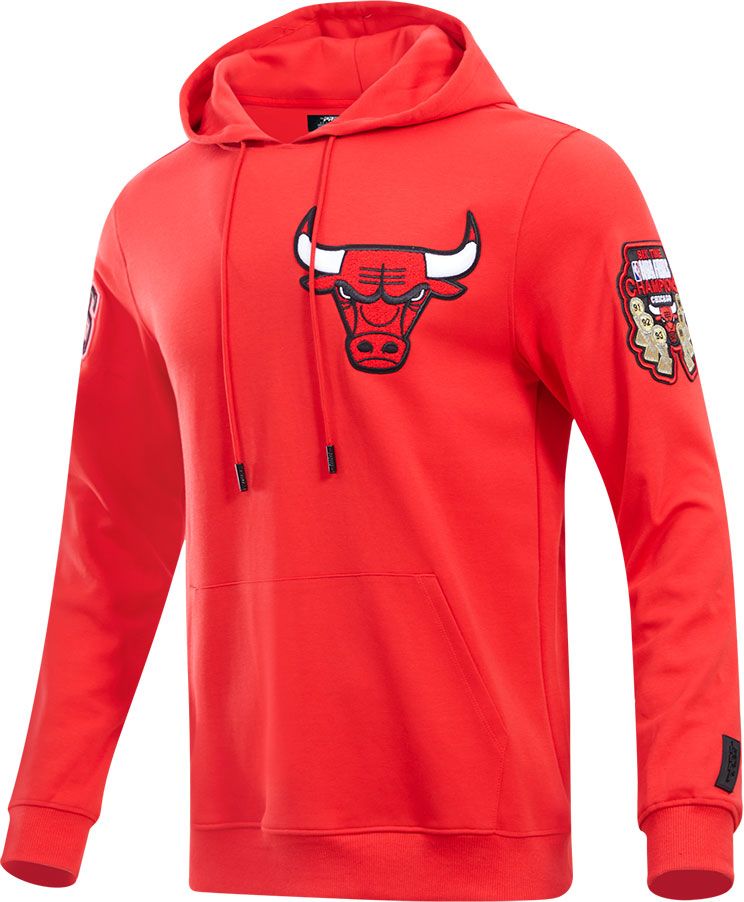 Pro Standard Men's Chicago Bulls Red Chenille Pullover Hoodie product image