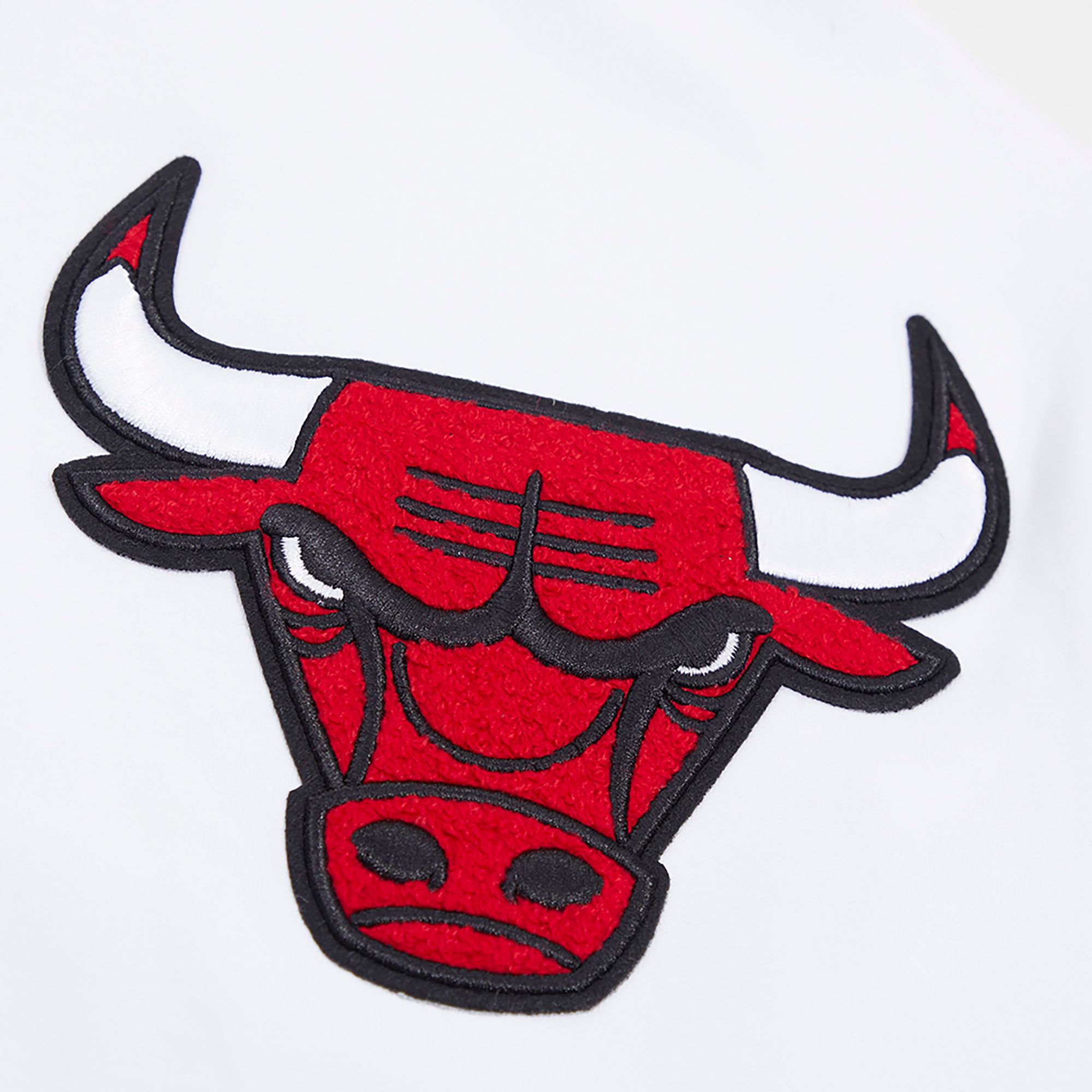 Pro Standard Men's Chicago Bulls White Chenille Pullover Hoodie product image