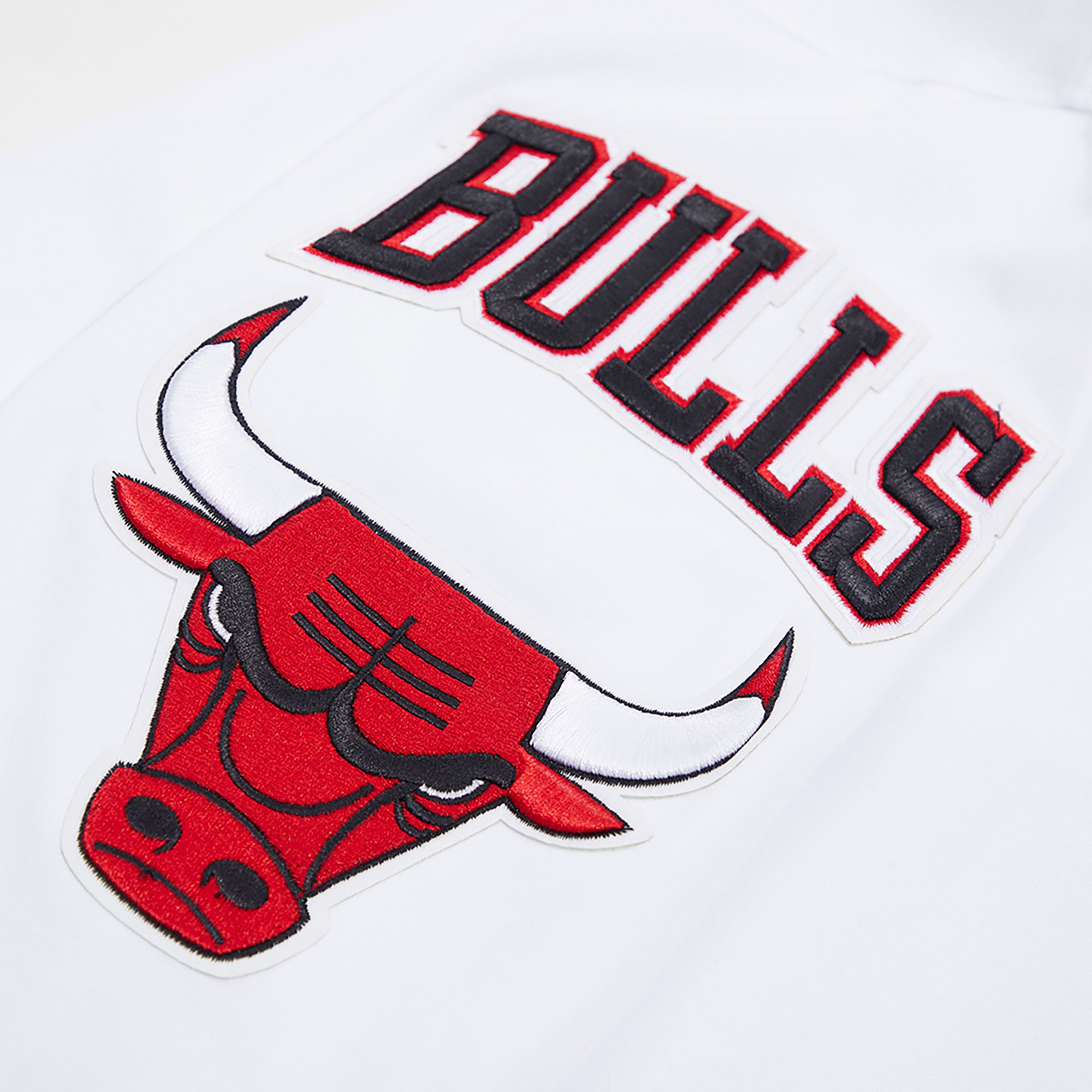 Pro Standard Men's Chicago Bulls White Chenille Pullover Hoodie product image