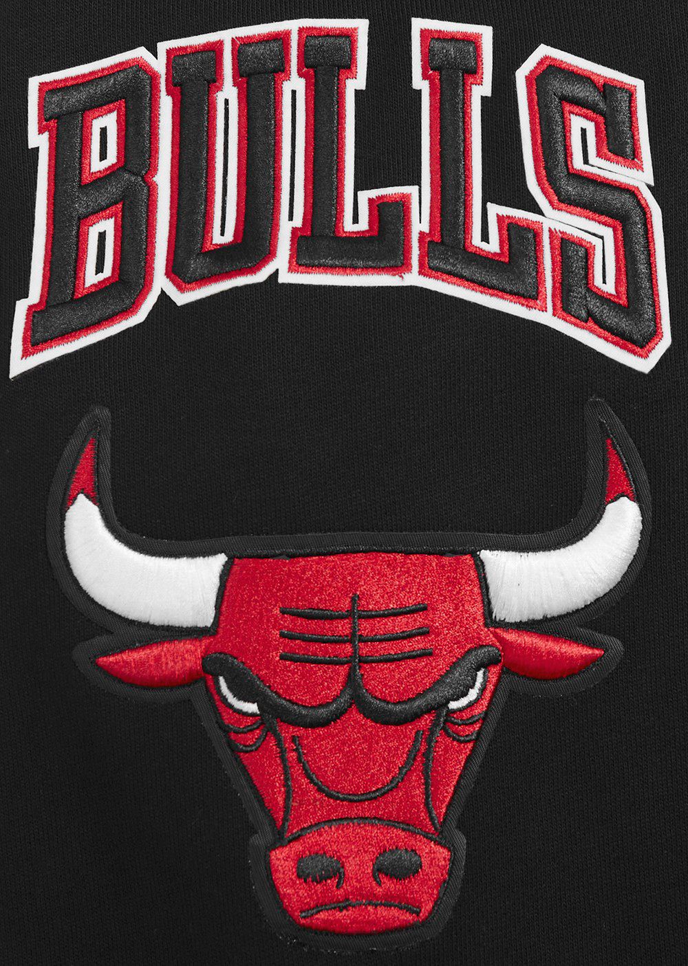 Pro Standard Men's Chicago Bulls Black Old English Fleece Pullover Hoodie product image