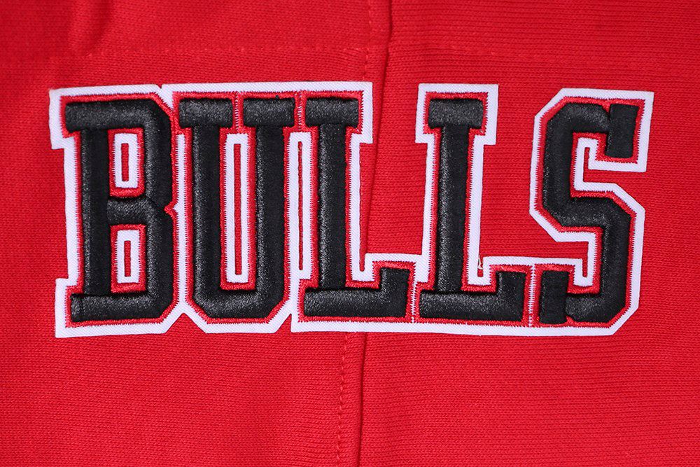 Pro Standard Men's Chicago Bulls Red Old English Fleece Pullover Hoodie product image