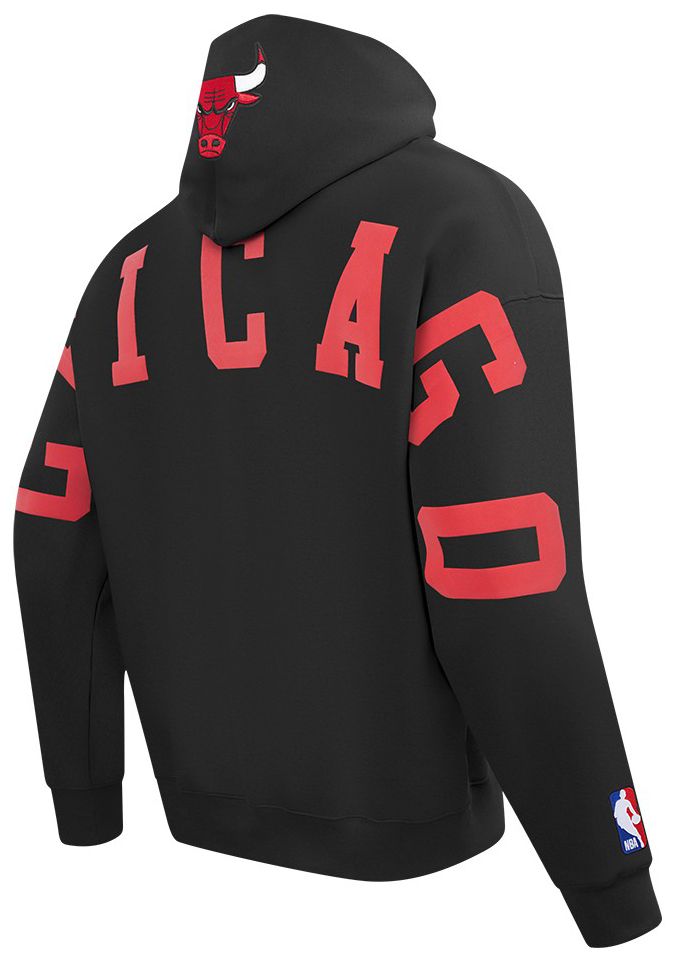 Pro Standard Men's Chicago Bulls Black Wingspan Drop Shoulder Hoodie product image