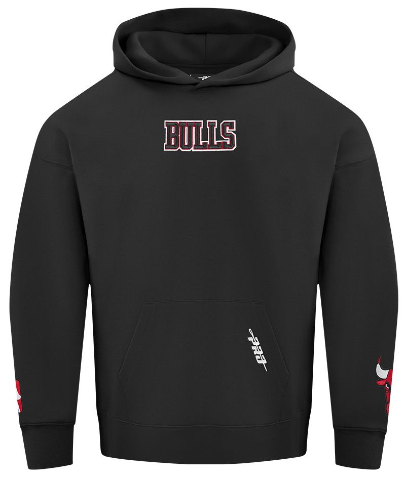 Pro Standard Men's Chicago Bulls Black Wingspan Drop Shoulder Hoodie product image