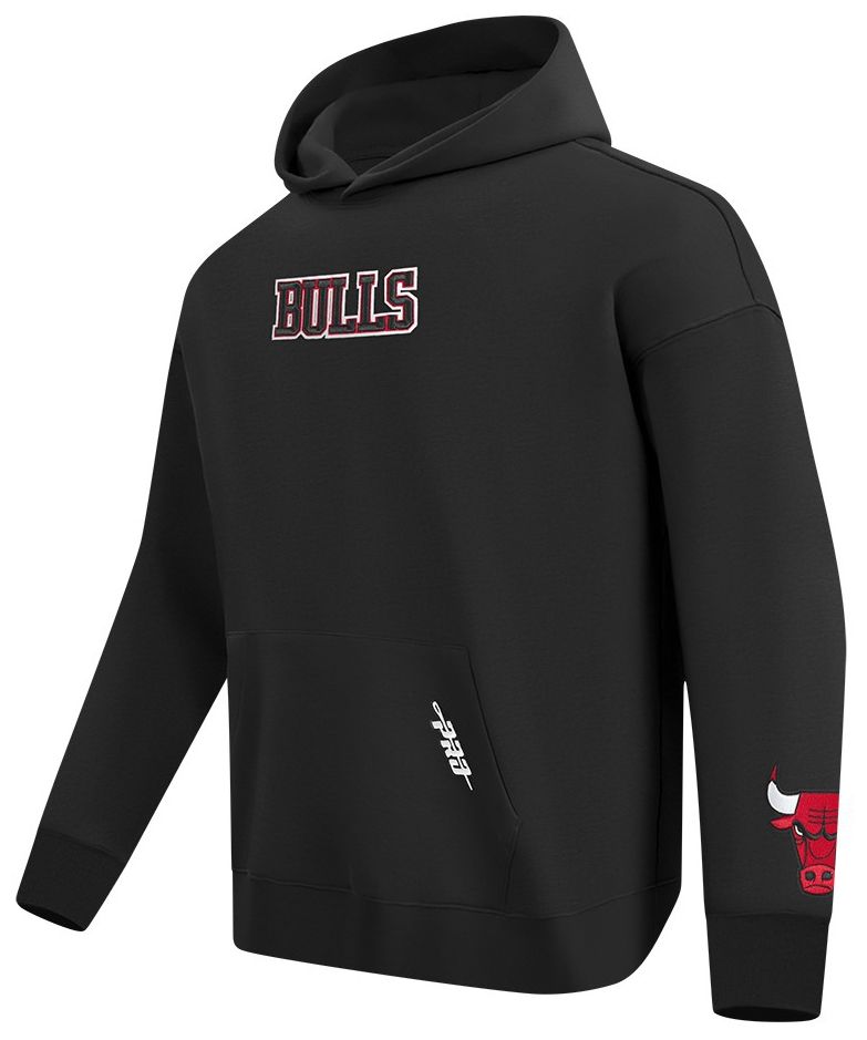 Pro Standard Men's Chicago Bulls Black Wingspan Drop Shoulder Hoodie product image