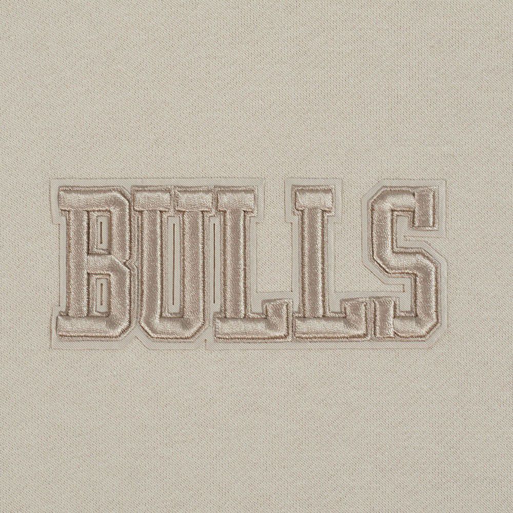 Pro Standard Men's Chicago Bulls Taupe Wingspan Drop Shoulder Hoodie product image