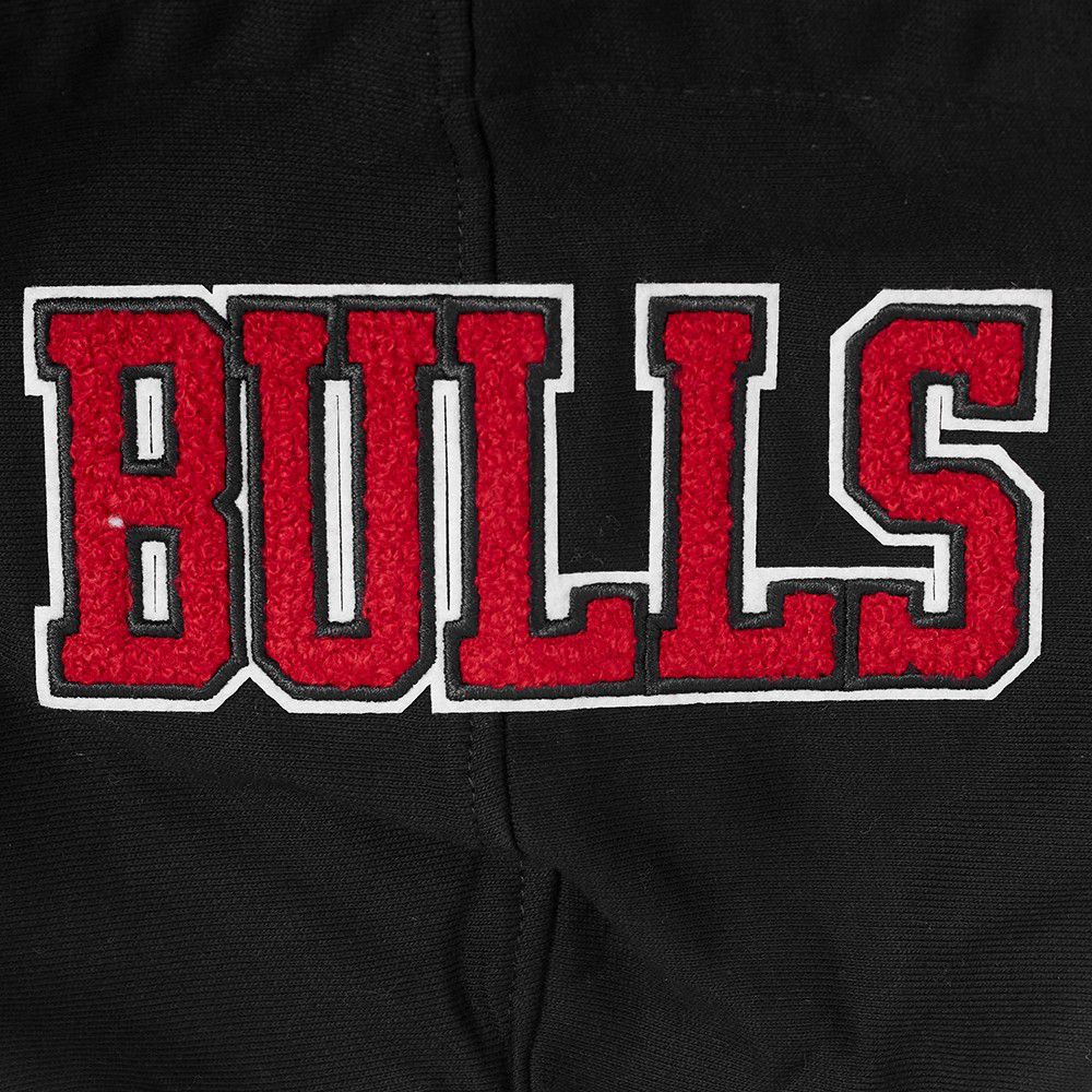 Pro Standard Men's Chicago Bulls Black Souvenir Fleece Pullover Hoodie product image
