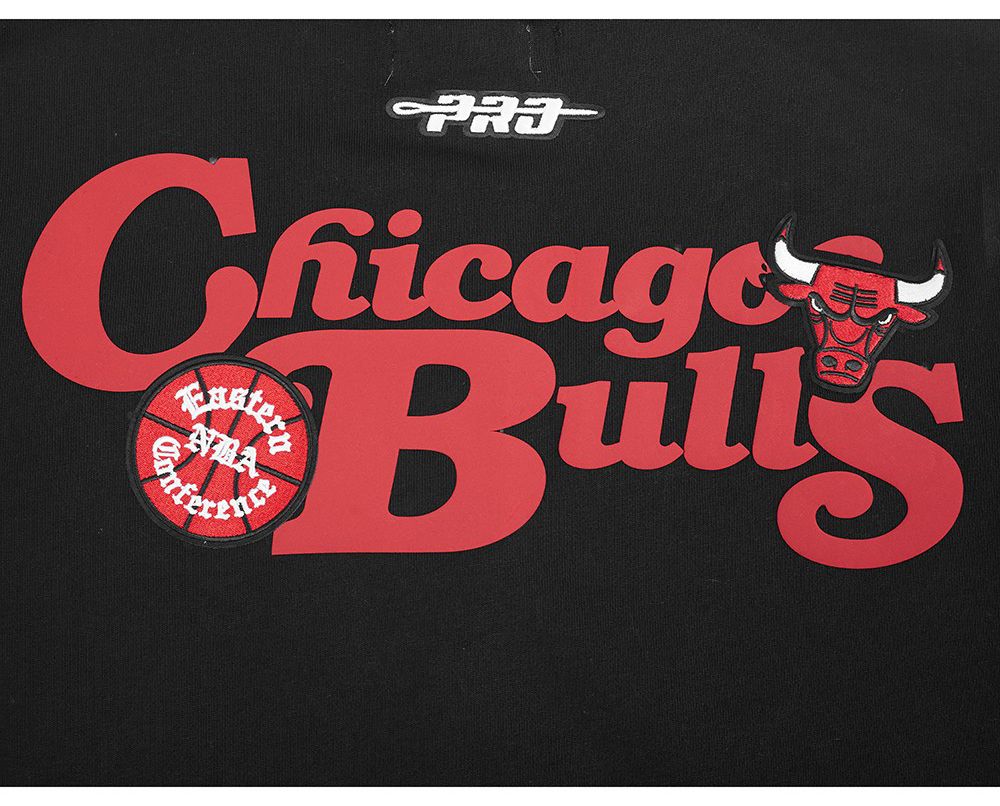 Pro Standard Men's Chicago Bulls Black Souvenir Fleece Pullover Hoodie product image